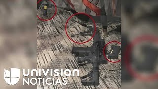 Así quedó el interior de la habitación desde donde Paddock perpetró la masacre de Las Vegas