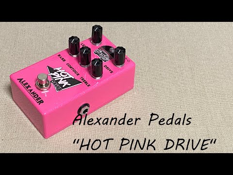 Hot Pink Drive by Alexander Pedals | RockBoard