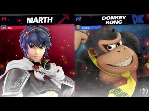 Scarlet Smash Online: Fall 2020 #1 - Yoy (Marth) vs Vurhd (Donkey Kong) - Winner's Round 2