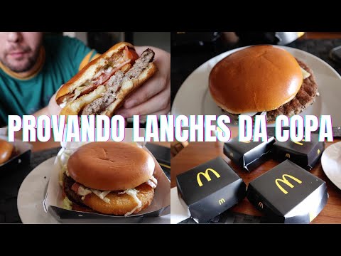PROVANDO LANCHES DO MC DONALD'S - McBrasil e McAlemanha | Luh Sicchierolli