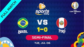 Download lagu Brazil vs Peru Semi final Full Match Copa America ... mp3