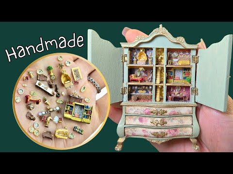 50 in 1! DIY-Miniaturen für einen kleinen Dutch Baby Puppenhausschrank