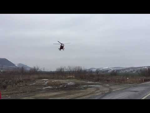 Elicopter SMURD la Copsa Mica pentru victima accident | novatv.ro