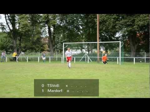 Homberger Stadtpokal 2012: Elfmeterschießen TSV 08 Holzhausen - TSV 1911 Mardorf