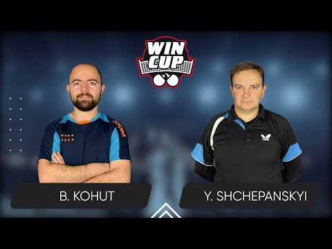 16:30 Bohdan Kohut - Yurii Shchepanskyi West 3 WIN CUP 15.08.2024 | Table Tennis