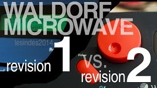 Two 1s -- WALDORF MICROWAVE 1 -- Comparing the revisions -- Part 1