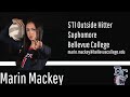 Marin Mackey 5”11 Outside Hitter NWAC Championship Sophomore Bellevue College Women’s Volleyball Team Nov 2022