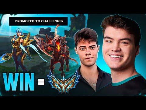 IF WE WIN THIS GAME DANTES AND I ARE CHALLENGER