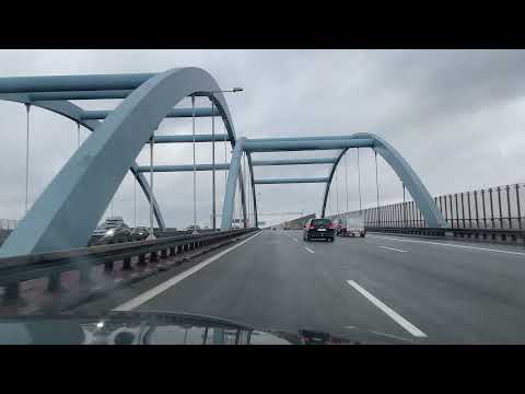 Driving in Warsaw, Poland 4K - Expressway S2 + S8 | Ekspresowa obwodnica Warszawy