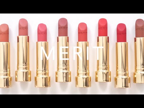 MERIT Signature Lip Matte | Swatches of Every Shade, Review and Satin Comparison
