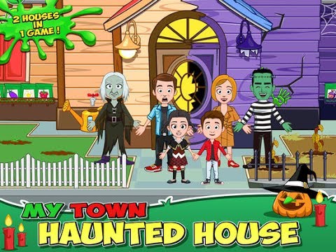 My Town: Haunted House - iPad app demo for kids - Ellie - YouTube