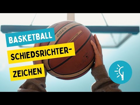 Basketball - Schiedsrichterzeichen für die Schule