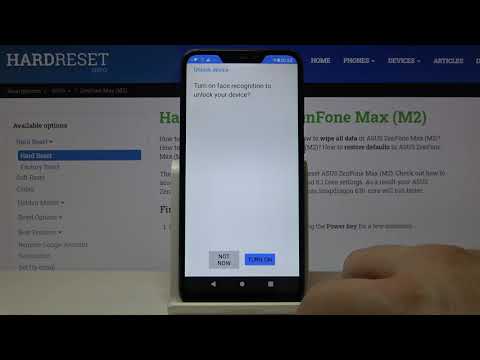 How to Set Up Face Unlock on ASUS ZenFone Max (M2) – Add Face Unlock