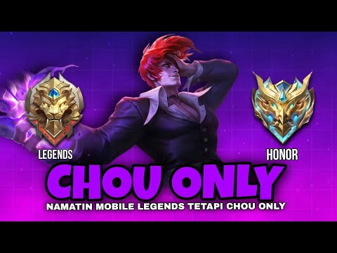 aku Menamatkan MOBILE LEGENS tapi chou only.