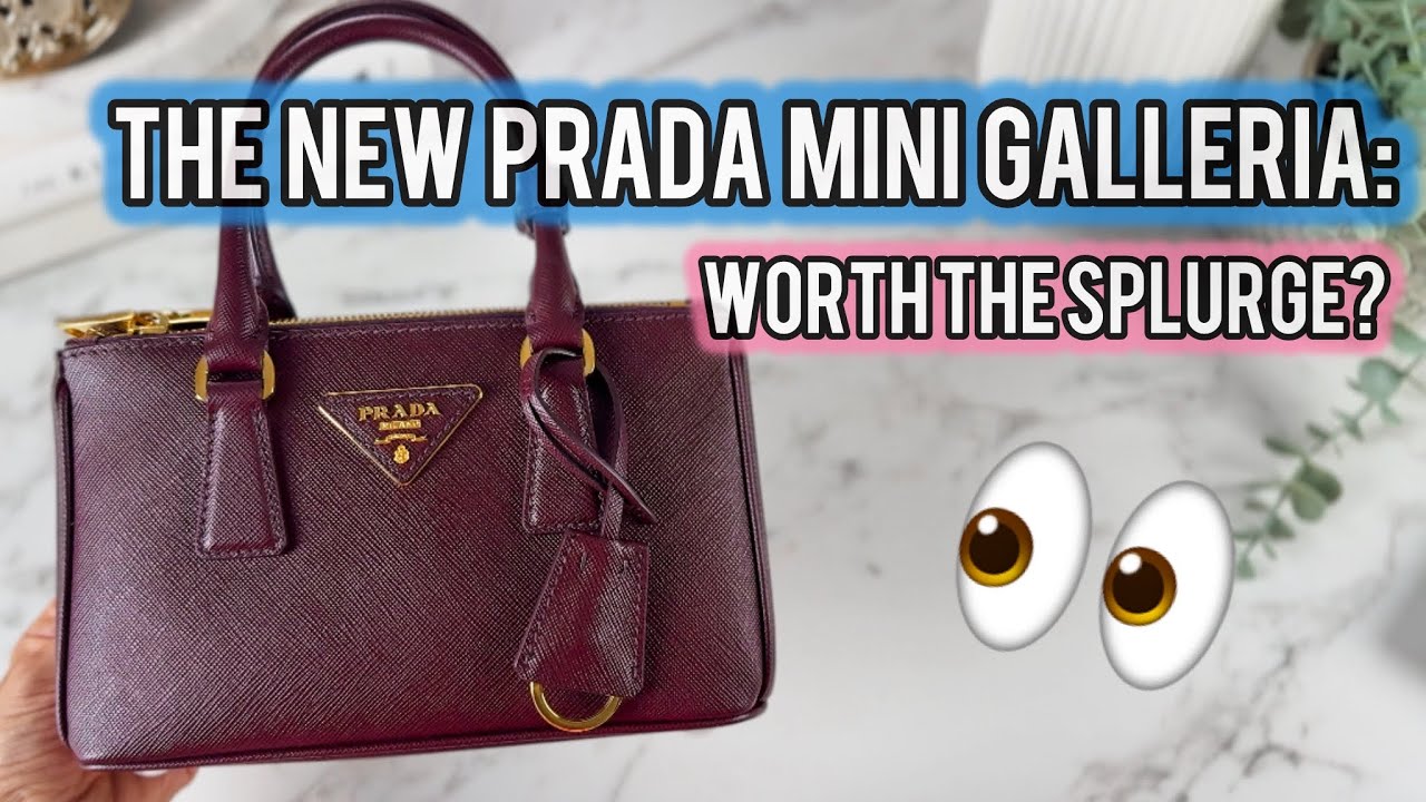 DID PRADA GET IT RIGHT?: My Bag Review of the Prada Mini Galleria