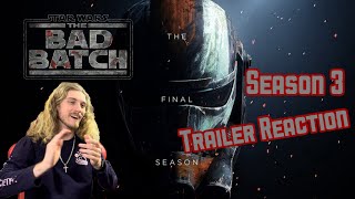 The Bad Batch season 3 official trailer REACTION // Star Wars, Disney+