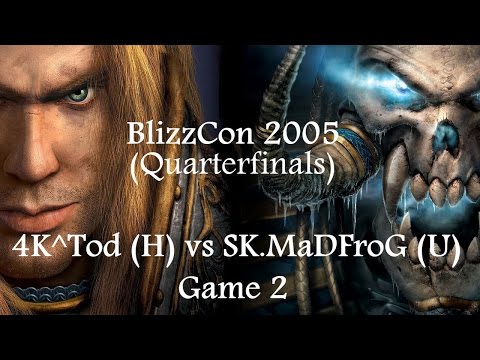 Warcraft 3 - BlizzCon 2005 (Quarterfinals) 4K^Tod (H) vs SK.MaDFroG (U) Game 2