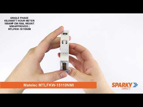 MTLFKW-15110NMI | Single Phase 100Amp Kilowatt Hour Meter | NMI Approved