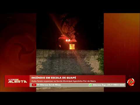 Incêndio em escola de Guapé suspende aulas em escola municipal
