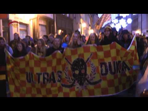 30. prosince 2015 - Pochod fanoušků HC Dukla Jihlava