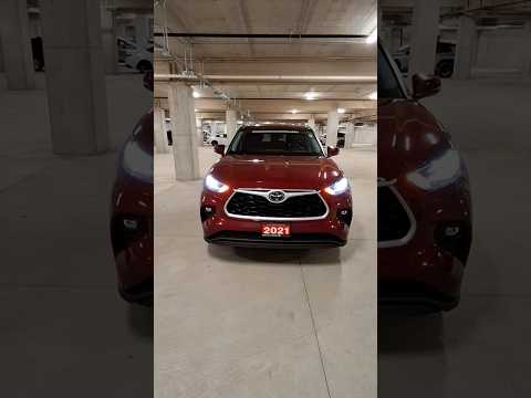 2021 Toyota Highlander in Red for sale at North London Toyota in London, ON