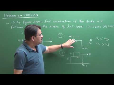 FRICTION (Two block problems) - Vivek Phalke Physics