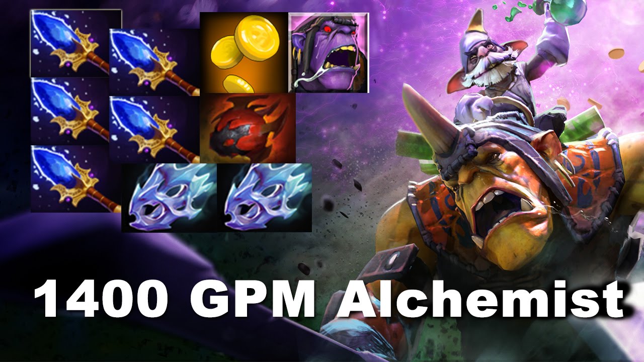 Dota 2: Alchemist với kỷ lục 1400 GPM