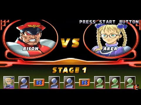 Street Fighter EX2 plus - M.Bison arcade mode