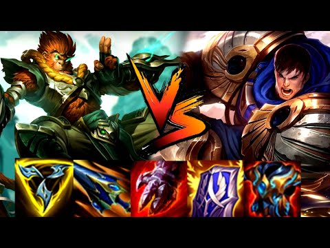 WUKONG TOP vs GAREN | WILD RIFT 5.2d | BUILD AND RUNES