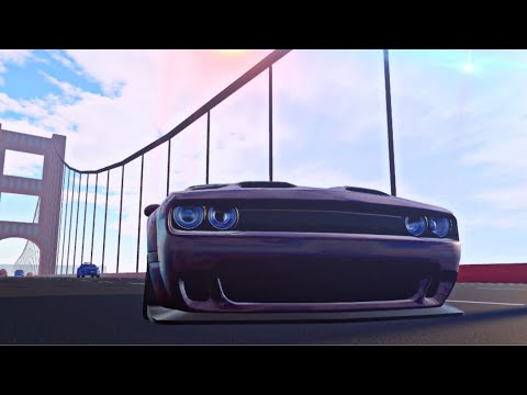 Crystal Castles (Kerosene) - Dodge Challenger on City Bridge