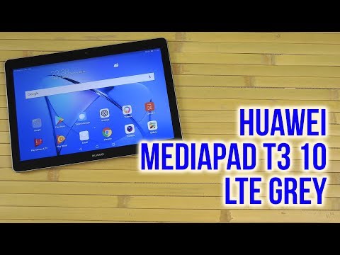 Распаковка Huawei MediaPad T3 10 LTE Grey