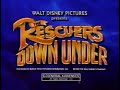 Three Men And A Little Lady The Rescuers Down Under Commercial 1990