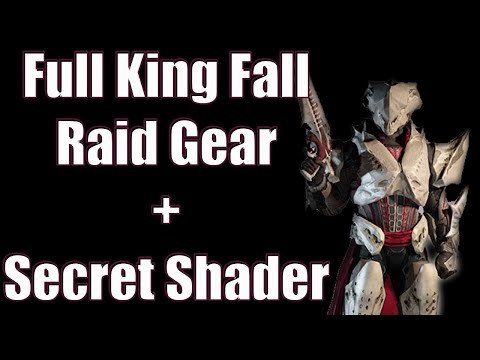 Destiny | Full Raid Gear Set Titan + Secret Raid Shader