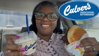 SLAYTEMBER DAY 16: CULVERS FROZEN CONCRETE & BUTTERBURGER REVIEW #THEREVIEWQUEEN #SLAYTEMBER 