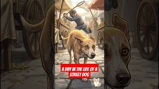 A day in the life of a street Dog #shorts #adayinmylife #adayinthelife #dog