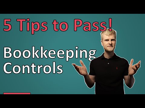 AAT Bookkeeping Controls - 5 Tips to Pass Your Exam!