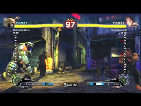 SSF4 Ranked Rezzureckshun vs Shahkmonstah