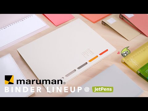 Unique Binders from Japan! Maruman Binders & Loose Leaf Papers Lineup