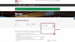 Find Software using myApps