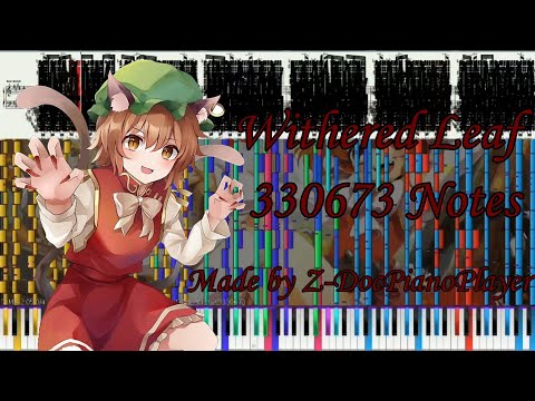 [Black Score] Touhou 7 - Withered Leaf 330,000+ Notes