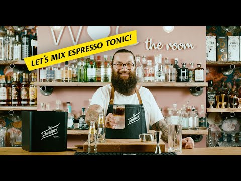 Jetzt den Espresso Tonic mit Schweppes @Home mixen!