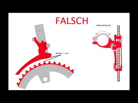 Farhrad MTB Umwerfer richtig montieren