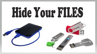 How to Hide and Unhide Files in External Hard Drive and USB Flash Drive