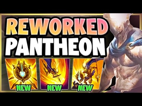 TOP LANERS ARE 100% DOOMED AFTER THIS PANTHEON REWORK! PANTHEON TOP GAMEPLAY! - League of Legends
