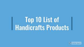 Top 10 List of Handicrafts Products - Grace Handicrafts