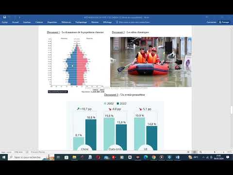 Sujet de type 2 - Méthodologie Histoire géo