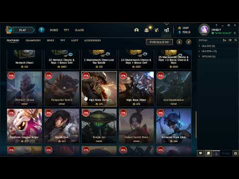 Buying The Bandit Sivir Skin For 450 RP While It Was On Sale In The League Of Legends Store