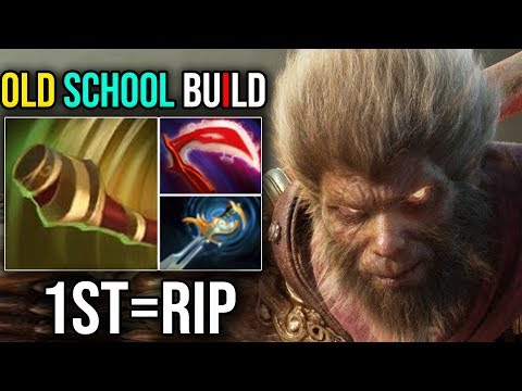 1st Skill=GG [Monkey King] Back to Old School Build (Desolator+Echo Sabre) 7.18 | Dota 2 Highlights