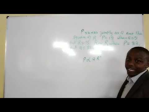 SirKatum: JOINT VARIATIONS. FORMULA AND VARIATIONS