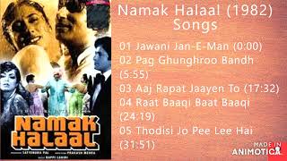 Namak halaal 1982 All songs Jukebox  Amitabh Bachc